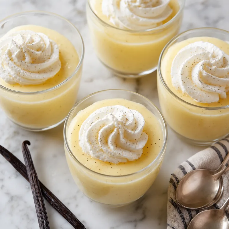 Vanilla Pudding Cups
