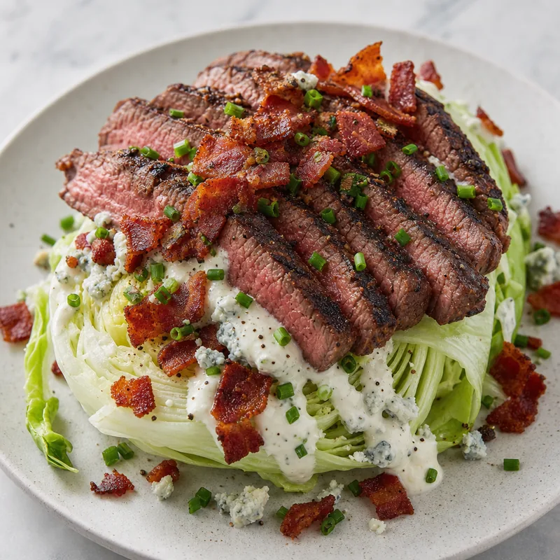 Wedge Salad with Steak