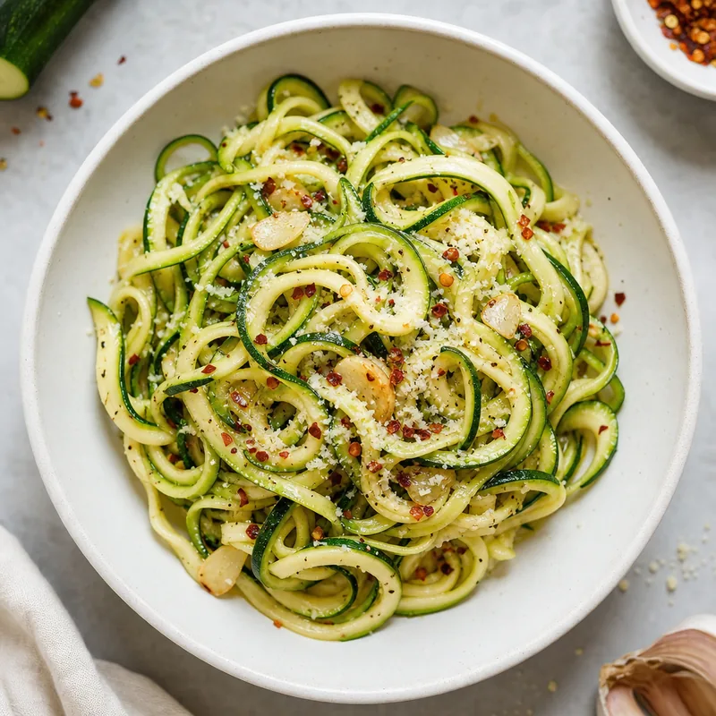 Zucchini Noodle Aglio e Olio